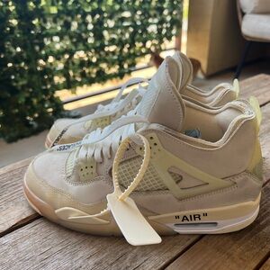 Women’s Jordan 4 Retro Off-White Sail